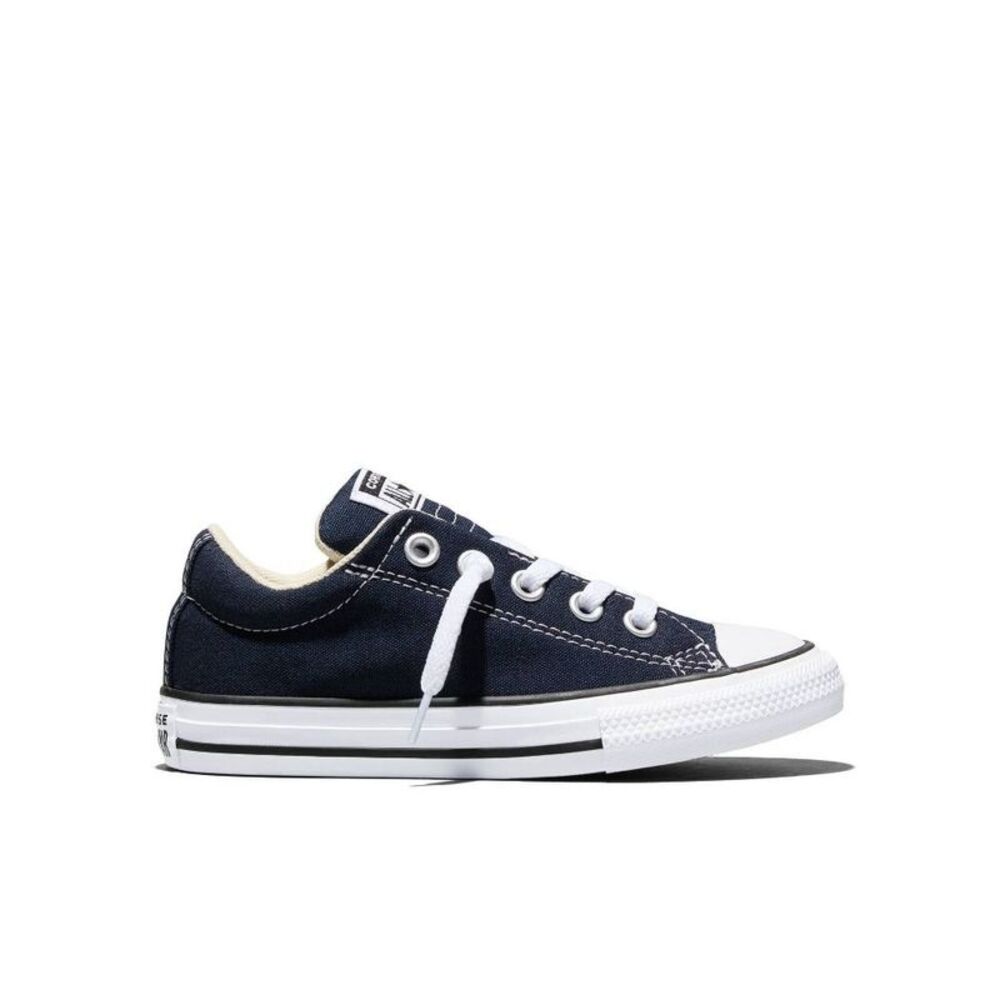 Converse Kids' Lace Up Street Ox Low Sneakers - Navy Blue 2